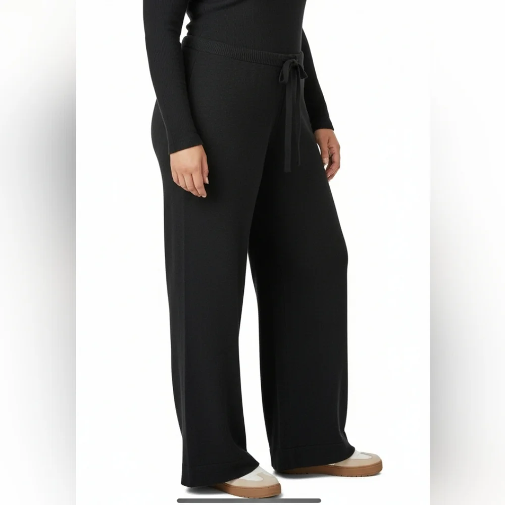 NWT Edited By Hunter McGrady Wide Leg Lounge Pants - Picture 2 of 6